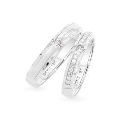 Nhẫn cưới 14K DOJI AWMG011547F2ML1 - AWFG011547F2ML1