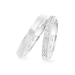 Nhẫn cưới 14K DOJI AWMG011576F2ML1 - AWFG011576F2ML1