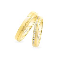Nhẫn cưới 14K DOJI AWMG011577F1KK1 - AWFG011577F1ML1