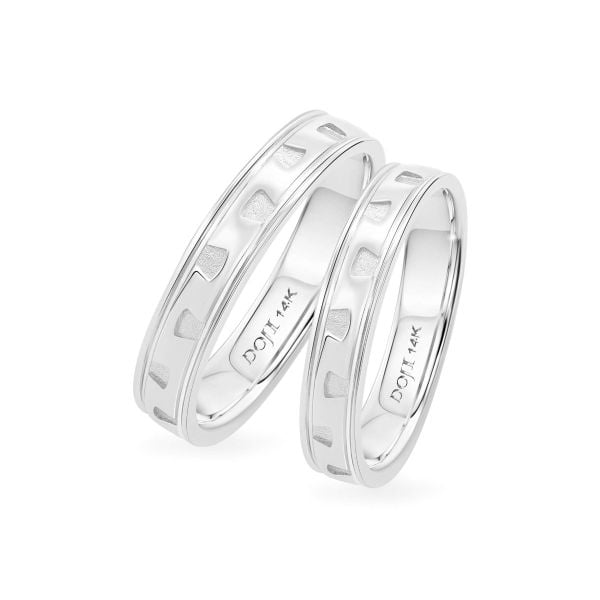 Nhẫn cưới 14K DOJI AWMG011600F2KK1 - AWFG011600F2KK1
