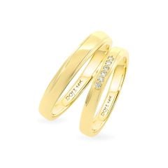 Nhẫn cưới 14K DOJI AWMG111640F1KK1 - AWFG111640F1ML1