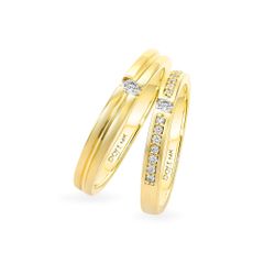 Nhẫn cưới 14K DOJI AWMG011657F1ML1 - AWFG011657F1ML1