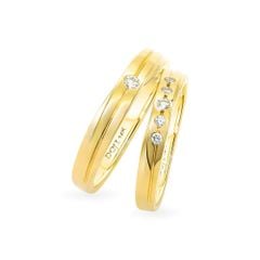 Nhẫn cưới 14K DOJI AWMG011659F1ML1 - AWFG011659F1ML1