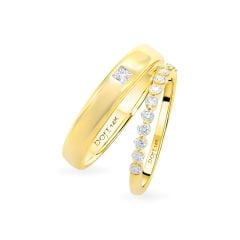 Nhẫn cưới 14K DOJI AWMG011702F1ML1 - AWFG011702F1ML1