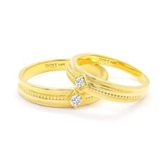 Nhẫn cưới 14K DOJI AWMG111712F1ML1 - AWFG111712F1ML1