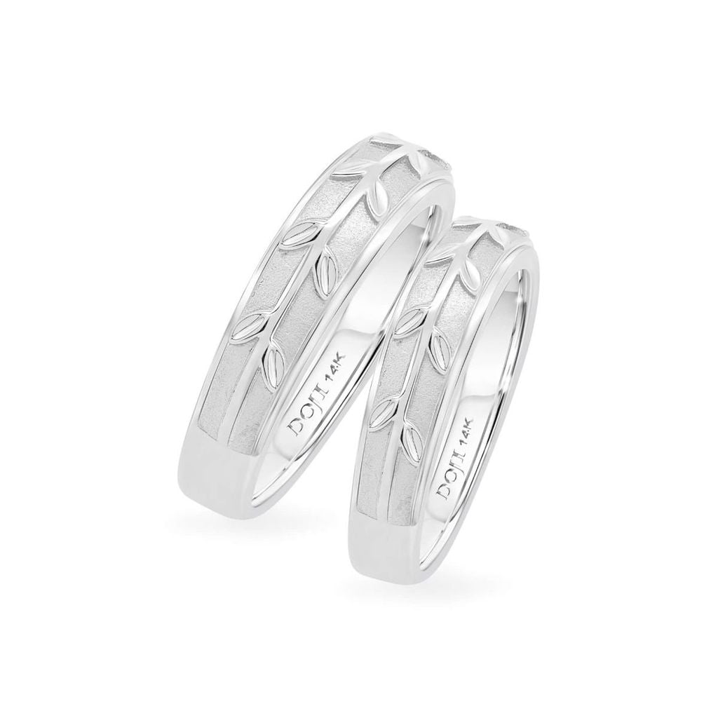 Nhẫn cưới 14K DOJI AWMG111716F2KK1 - AWFG111716F2KK1 