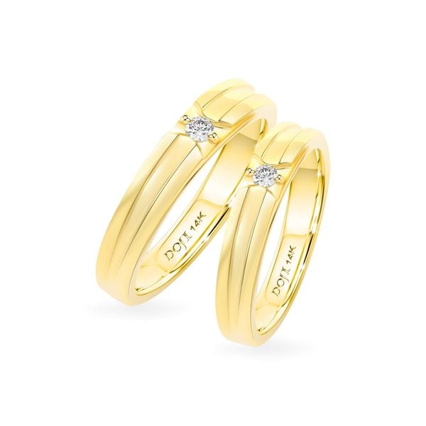 Nhẫn cưới 14K DOJI AWMG111731F1ML1 - AWFG111731F1ML1