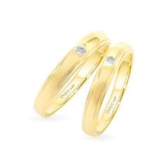 Nhẫn cưới 14K DOJI AWMG110549F1ML1 - AWFG110549F1ML1