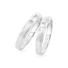 Nhẫn cưới 14K DOJI AWMG110549F2ML1 - AWFG110549F2ML1