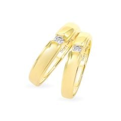 Nhẫn cưới 14K DOJI AWMG110766F1ML1 - AWFG110766F1ML1