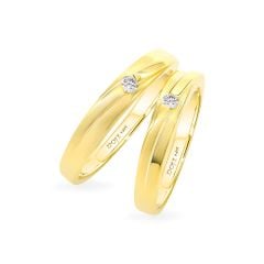 Nhẫn cưới 14K DOJI AWMG110885F1ML1 - AWFG110885F1ML1