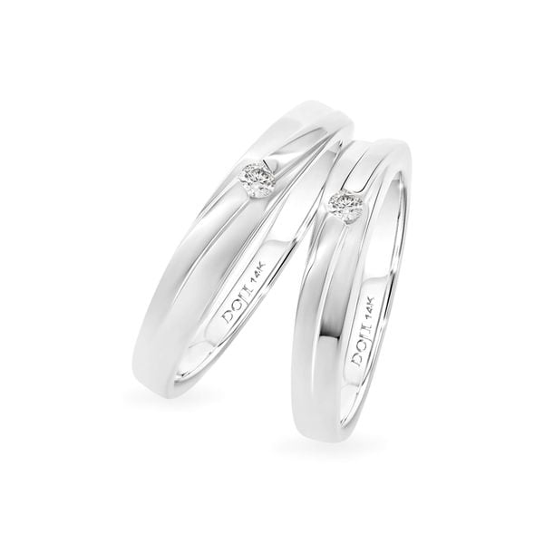 Nhẫn cưới 14K DOJI AWMG110885F2ML1 - AWFG110885F2ML1