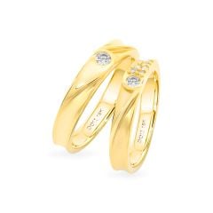 Nhẫn cưới 14K DOJI AWMG111193F1ML1 - AWFG111193F1ML1