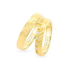 Nhẫn cưới 14K DOJI AWMG111234F1ML1 - AWFG111234F1ML1