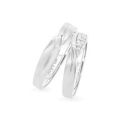 Nhẫn cưới 14K DOJI AWMG111267F2KK1 - AWFG111267F2ML1