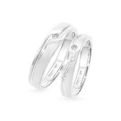 Nhẫn cưới 14K DOJI AWMG111471F2ML1 - AWFG111471F2ML1