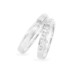 Nhẫn cưới 14K DOJI AWMG111483F2ML1 - AWFG111483F2ML1
