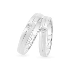 Nhẫn cưới 14K DOJI AWMG111485F2ML1 - AWFG111485F2ML1