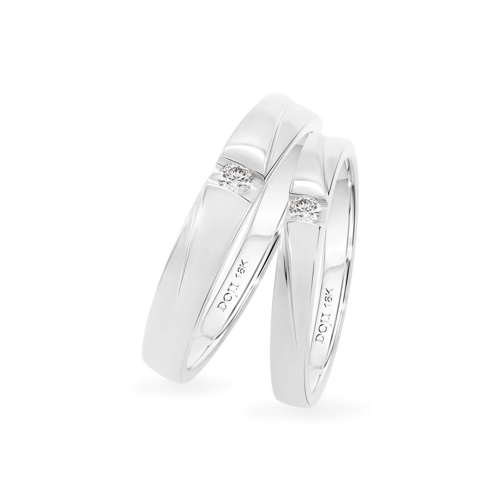 Nhẫn cưới 14K DOJI AWMG111489F2ML1 - AWFG111489F2ML1 