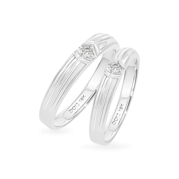 Nhẫn cưới 14K DOJI AWMG111502F2ML1 - AWFG111502F2ML1