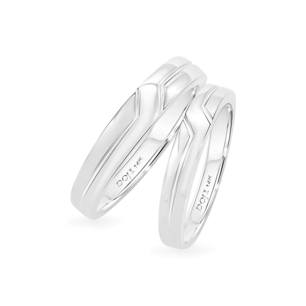 Nhẫn cưới 14K DOJI AWMG111507F2KK1 - AWFG111507F2KK1 
