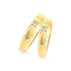 Nhẫn cưới 14K DOJI AWMG111644F1ML1 - AWFG111644F1ML1