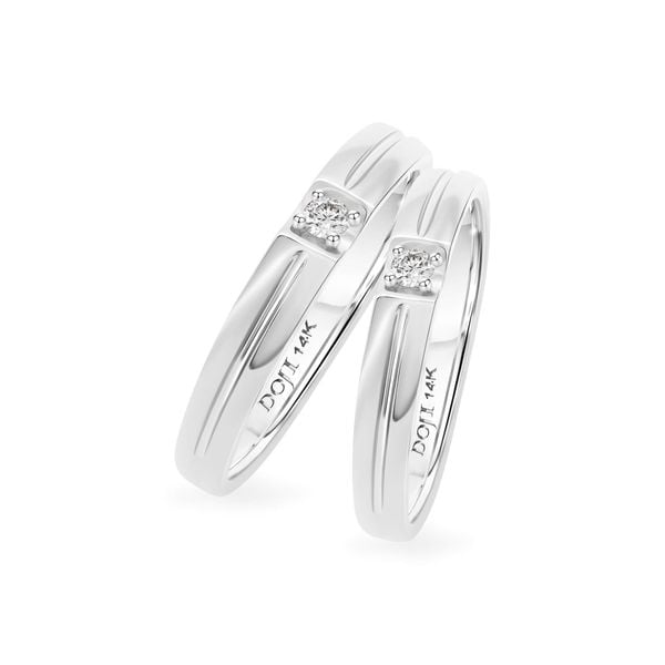 Nhẫn cưới 14K DOJI AWMG111644F2ML1 - AWFG111644F2ML1