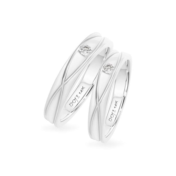 Nhẫn cưới 14K DOJI AWMG111733F2ML1 - AWFG111733F2ML1