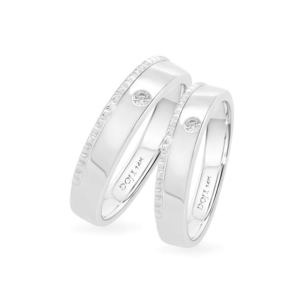 Nhẫn cưới 14K DOJI AWMG111734F2ML1 - AWFG111734F2ML1