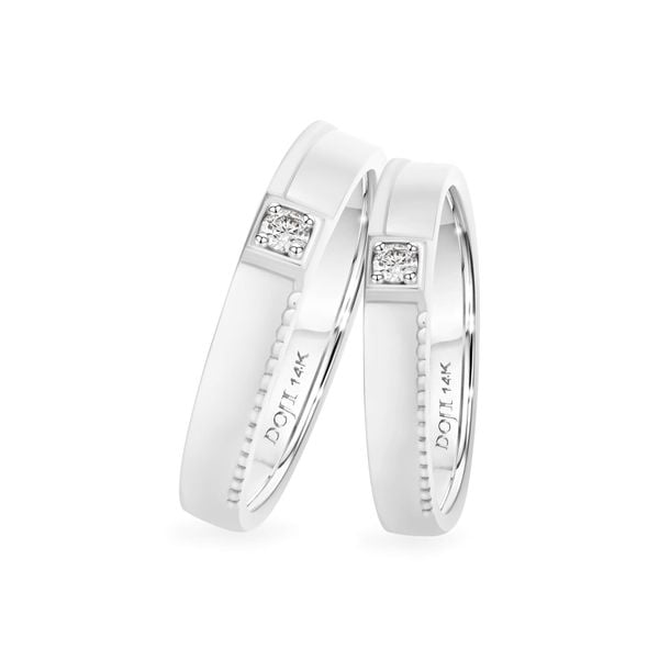 Nhẫn cưới 14K DOJI AWMG111740F2ML1 - AWFG111740F2ML1