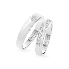 Nhẫn cưới 14K DOJI AWMG111744F2ML1 - AWFG111744F2ML1