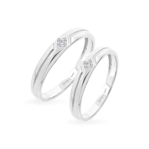 Nhẫn cưới 14K DOJI AWMG111853F2ML1 - AWFG111853F2ML1
