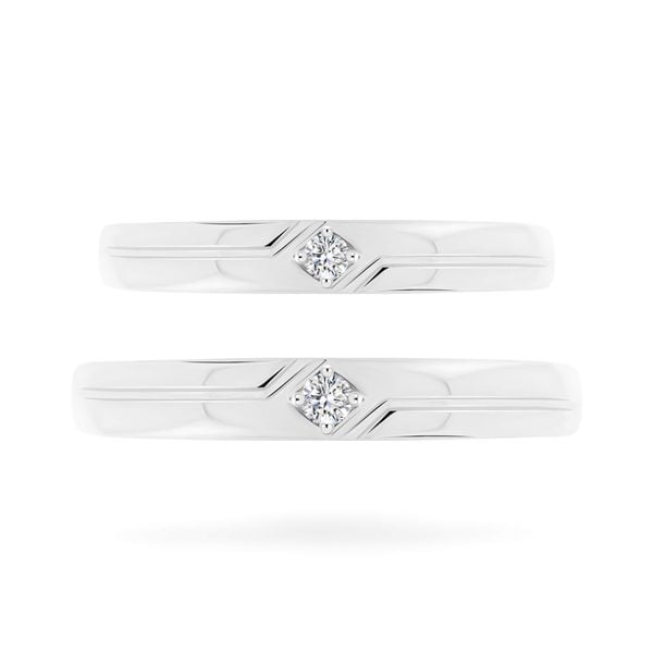 Nhẫn cưới 14K DOJI AWMG111853F2ML1 - AWFG111853F2ML1