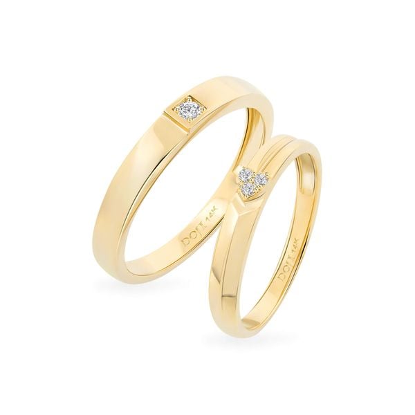 Nhẫn cưới 14K DOJI AWMG111854F1ML1 - AWFG111854F1ML1