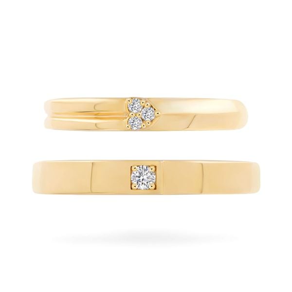 Nhẫn cưới 14K DOJI AWMG111854F1ML1 - AWFG111854F1ML1