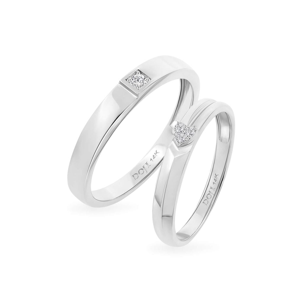 Nhẫn cưới 14K DOJI AWMG111854F2ML1 - AWFG111854F2ML1 