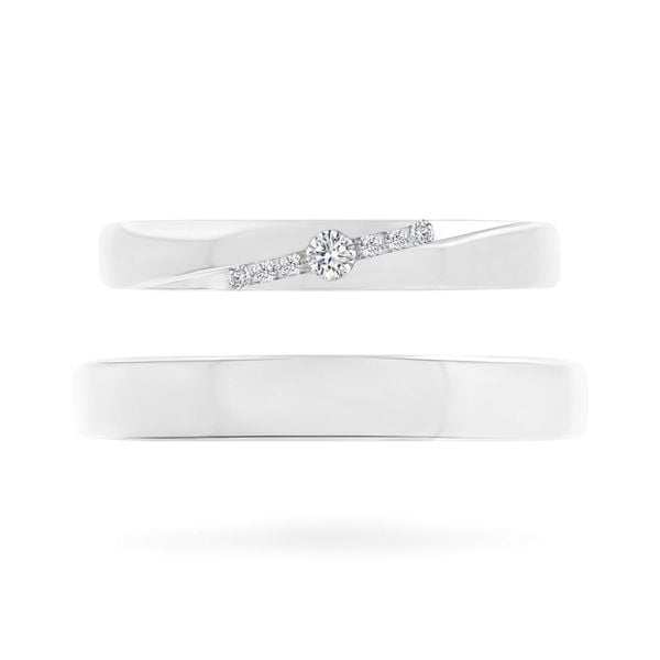 Nhẫn cưới 14K DOJI AWMG111855F2KK1 - AWFG111855F2ML1