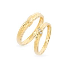 Nhẫn cưới 14K DOJI AWMG111856F1KK1 - AWFG111856F1ML1