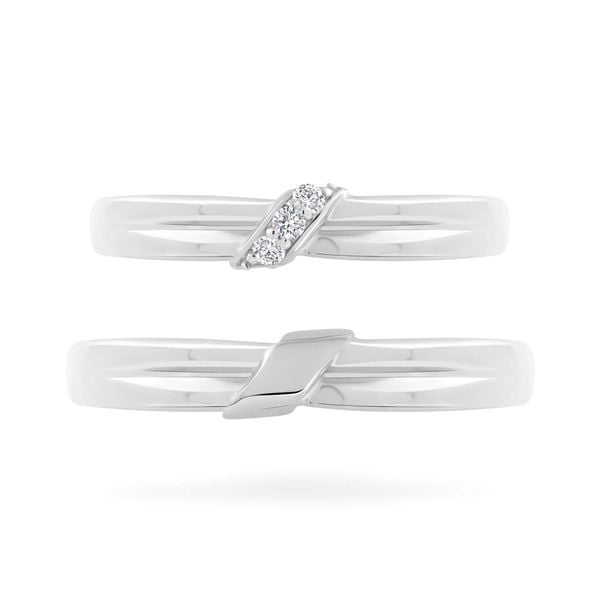 Nhẫn cưới 14K DOJI AWMG111856F2KK1 - AWFG111856F2ML1