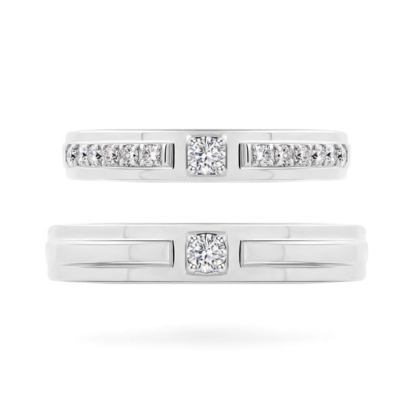 Nhẫn cưới 14K DOJI AWMG111859F2ML1 - AWFG111859F2ML1