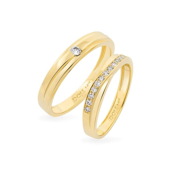 Nhẫn cưới 14K DOJI AWMG111861F1ML1 - AWFG111861F1ML1