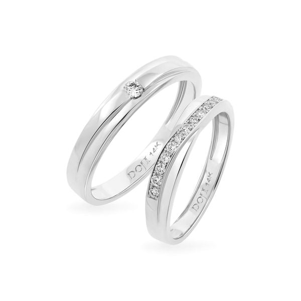 Nhẫn cưới 14K DOJI AWMG111861F2ML1 - AWFG111861F2ML1