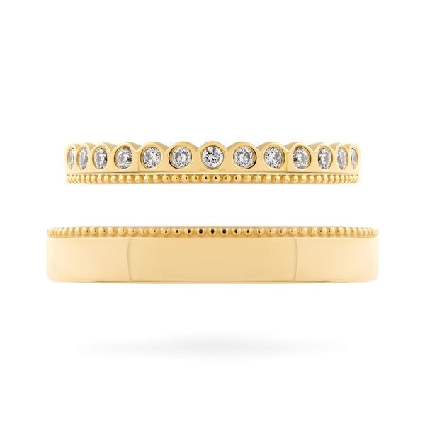 Nhẫn cưới 14K DOJI AWMG111863F1KK1 - AWFG111863F1ML1