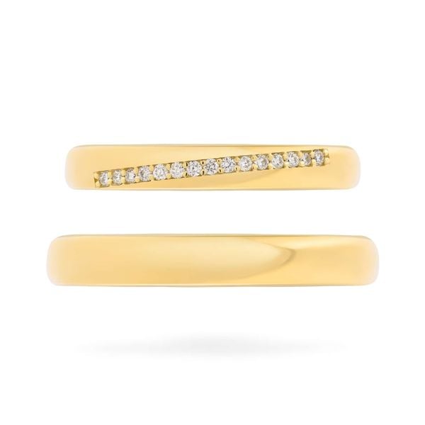 Nhẫn cưới 14K DOJI AWMG111865F1KK1 - AWFG111865F1ML1