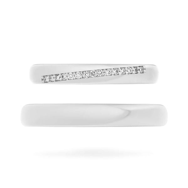 Nhẫn cưới 14K DOJI AWMG111865F2KK1 - AWFG111865F2ML1