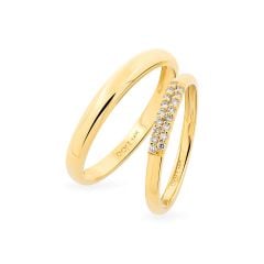 Nhẫn cưới 14K DOJI AWMG111866F1KK1 - AWFG111866F1ML1