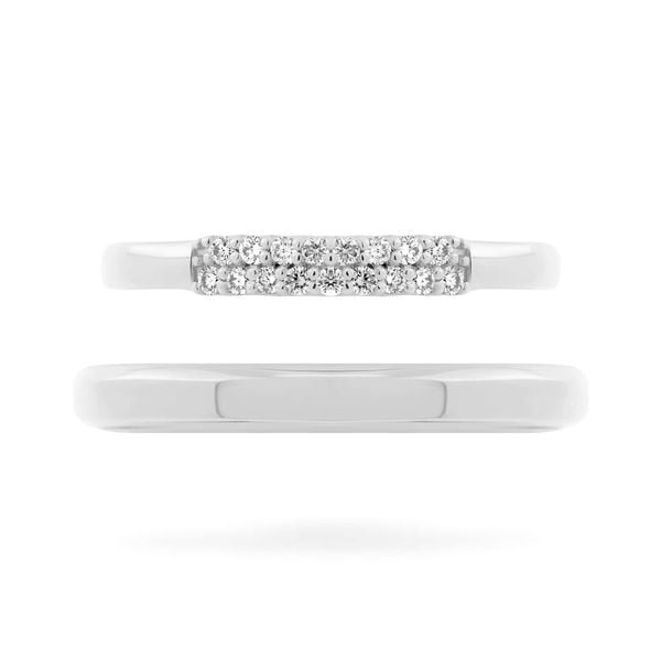 Nhẫn cưới 14K DOJI AWMG111866F2KK1 - AWFG111866F2ML1