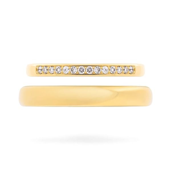 Nhẫn cưới 18K DOJI AWMG111867D1KK1 - AWFG111867D1ML1