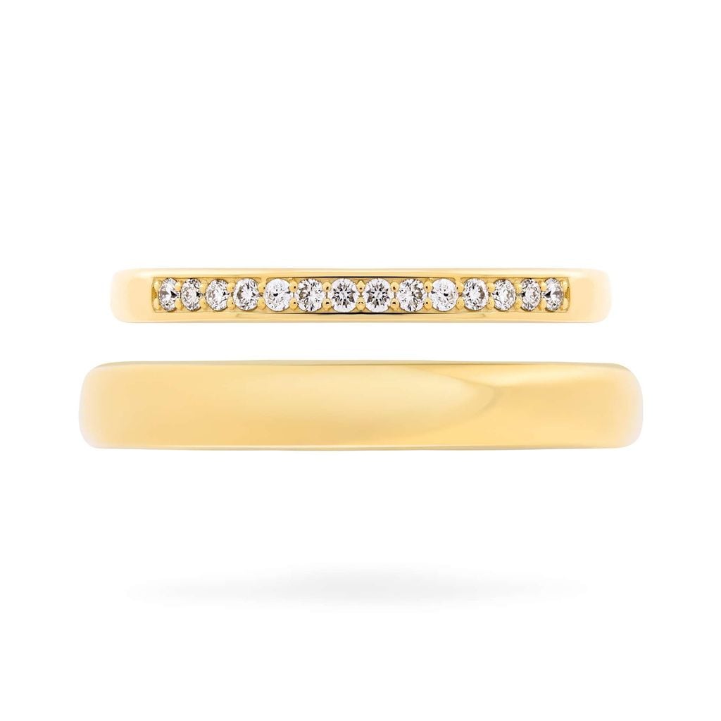 Nhẫn cưới 14K DOJI AWMG111867F1KK1 - AWFG111867F1ML1 