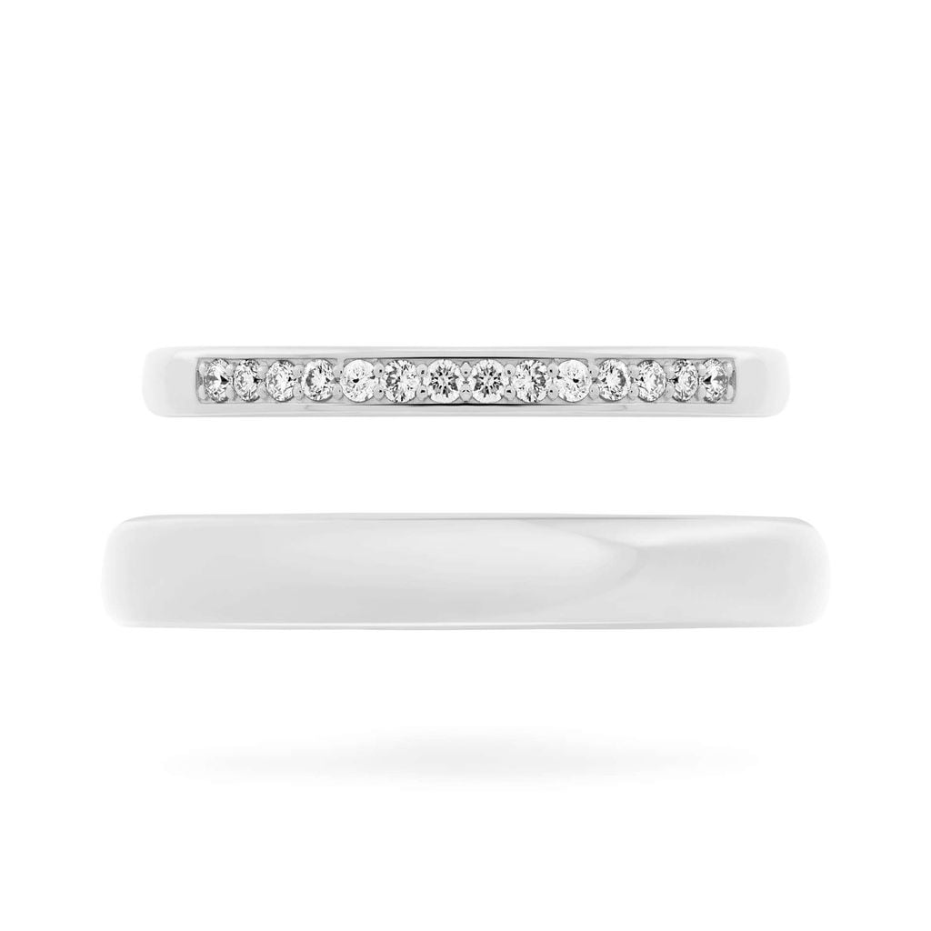 Nhẫn cưới 14K DOJI AWMG111867F2KK1 - AWFG111867F2ML1 